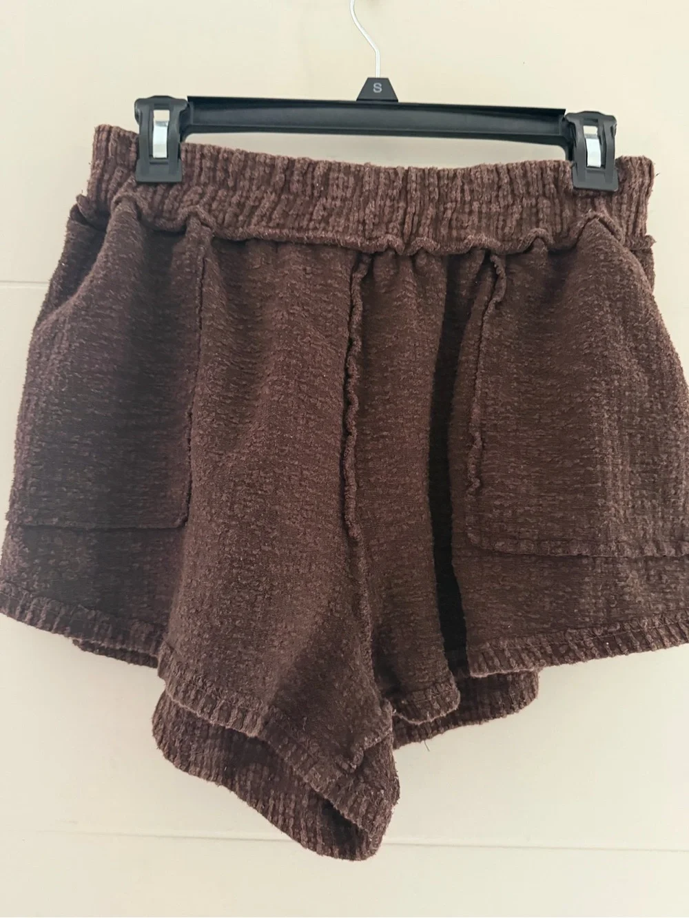 Free People Beach Cozy Ribbed Women’s Shorts - Brown Size S